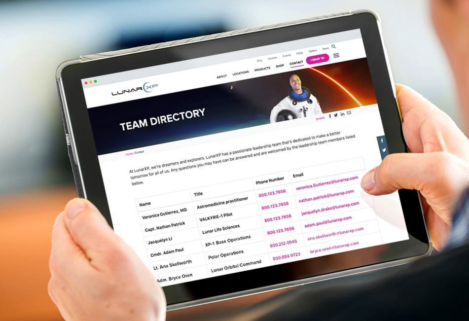 How to Create a Team Directory on Your Website