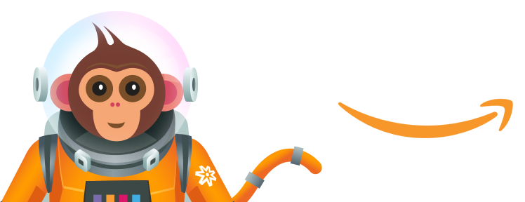 Code Monkey and AWS logo