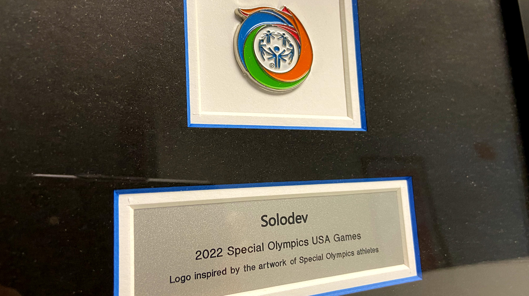 Solodev 2022 Special Olympics USA Games plate