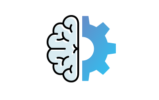 Half brain half cog graphic