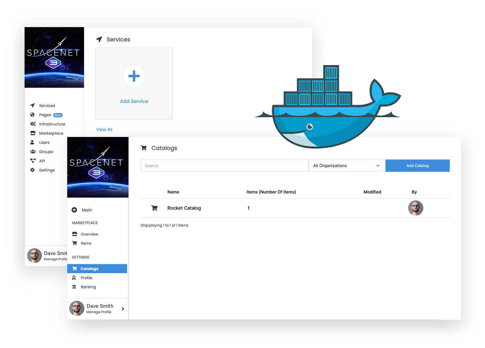 Composite of Catalog and Solodev