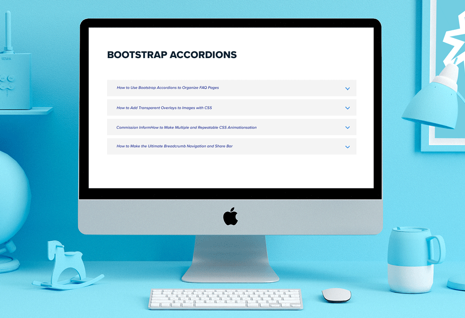 How to Use Bootstrap Accordions to Organize FAQ Pages