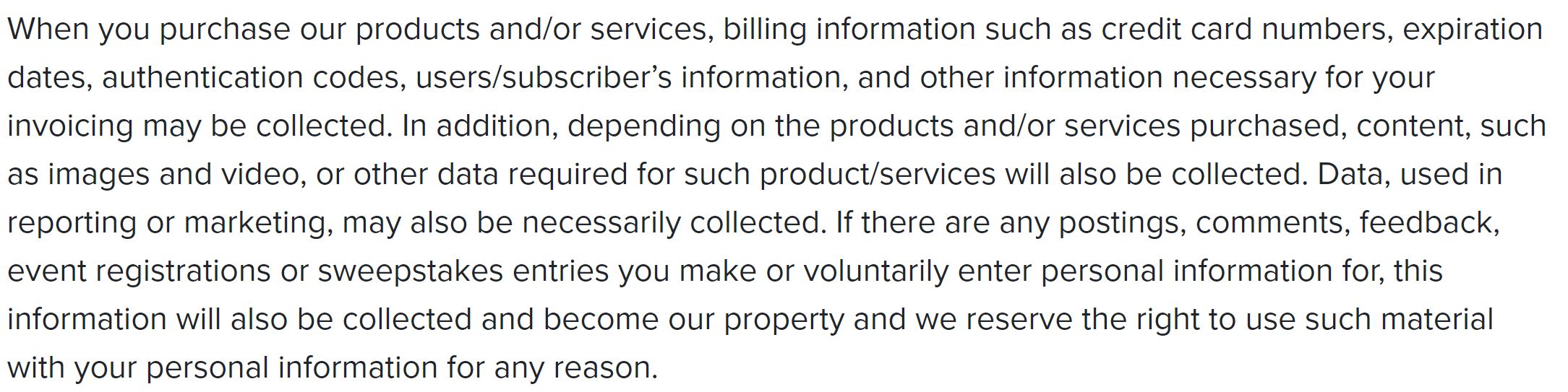 Data Collection GDPR