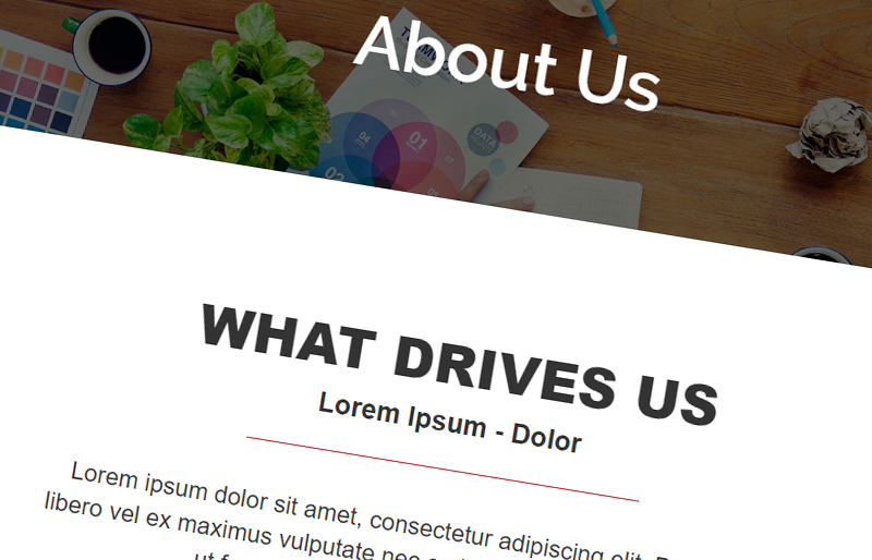 About Us Page