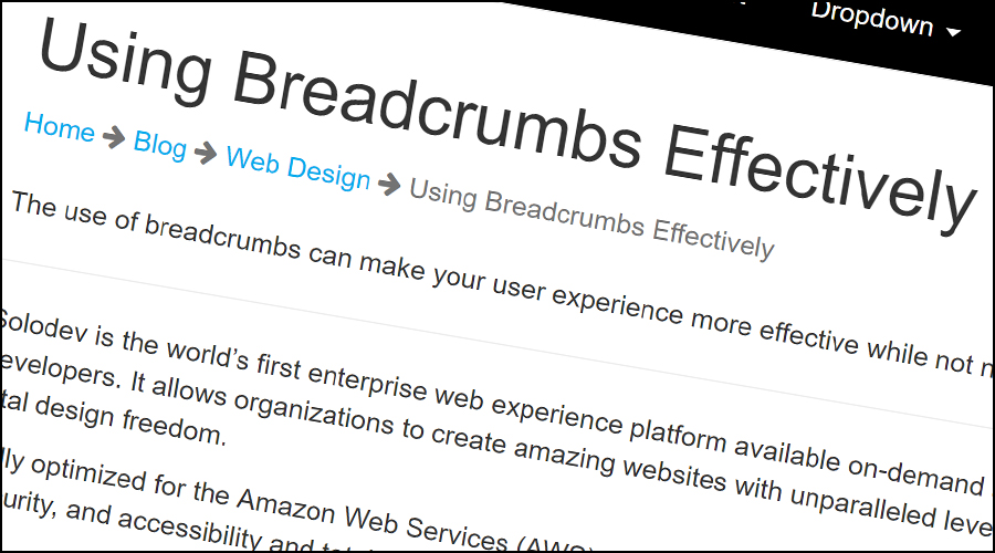 Adding Breadcrumbs for Effective Navigation