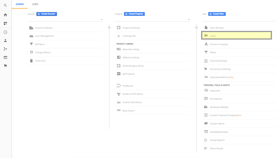 Create and Share/Import Analytics Goals 1