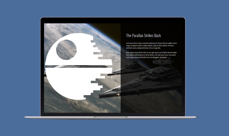 A Star Wars Parallax with Multiple Backgrounds