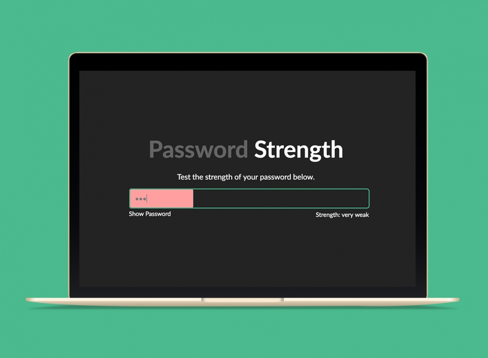 Create a Password Strength Indicator Using Strength.JS