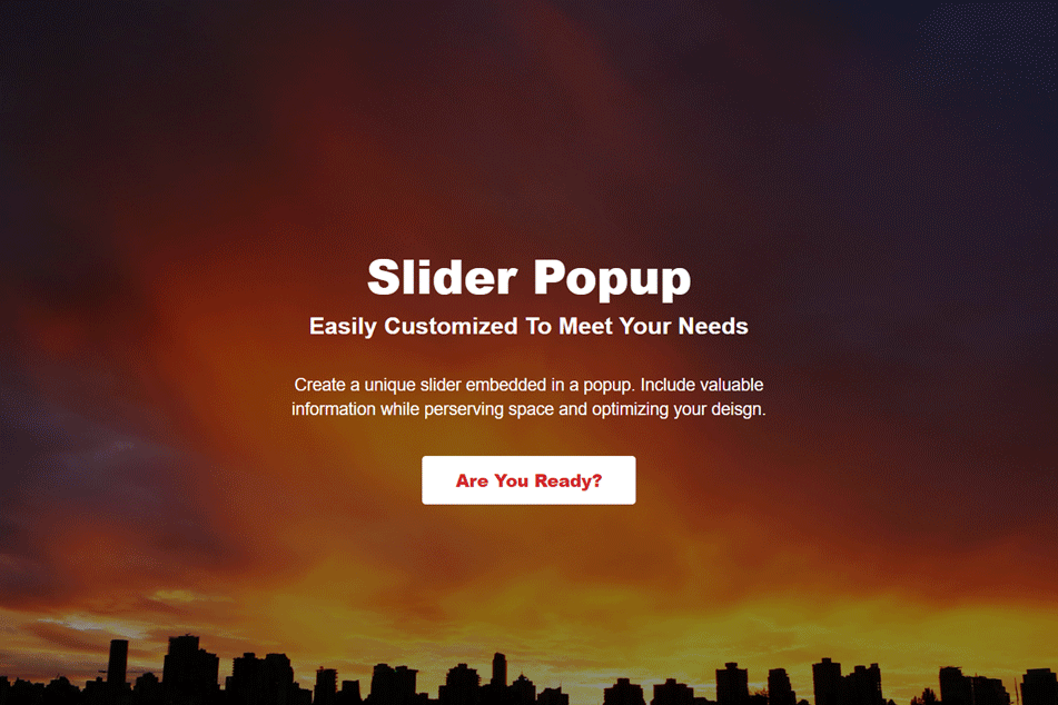 Adding a Popup Slider to your Website