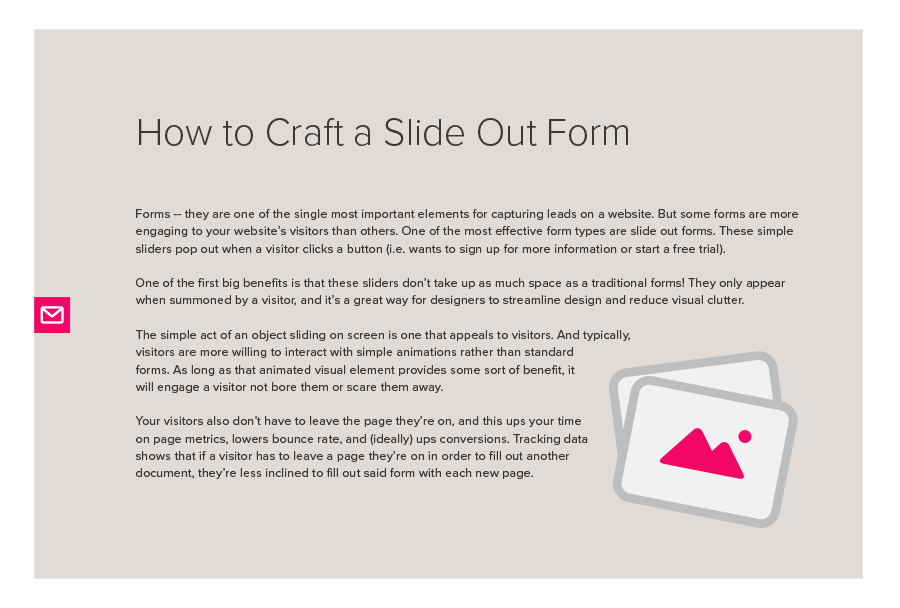 How to Make a Slide Out Form