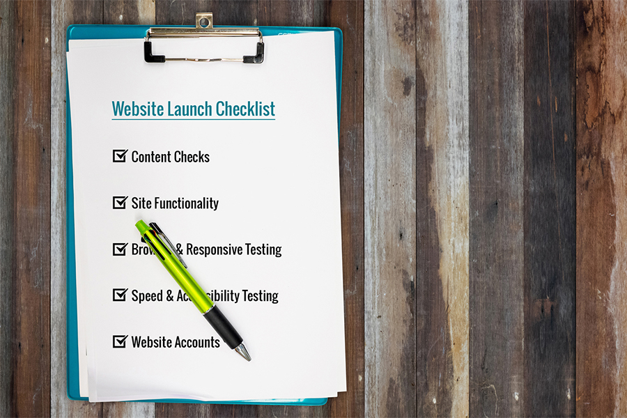 Items For Your Website Launch Checklist