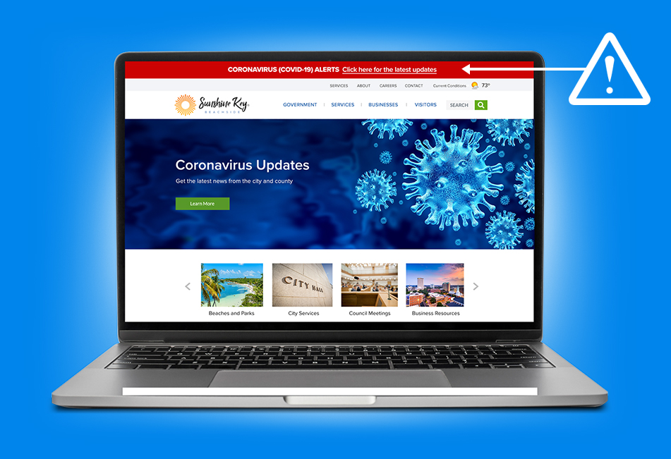 Preparing Your Website for COVID-19 Part 1: Alert Bar