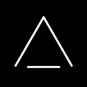 Image of AltspaceVR logo icon - a stylized triangle in segmented pieces against a black background.
