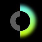 Creatopy logo icon - a stylized "C" with a green glow in a "c" shape, all against a square black background.