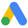 Google Ads logo icon - a stylized "A" composed in multiple colors.