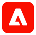 Adobe Experience Cloud icon - a stylized "A" against a red square with rounded corners.