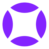 AudioEye logo icon - a purple circle with a white x-shaped element in the center.