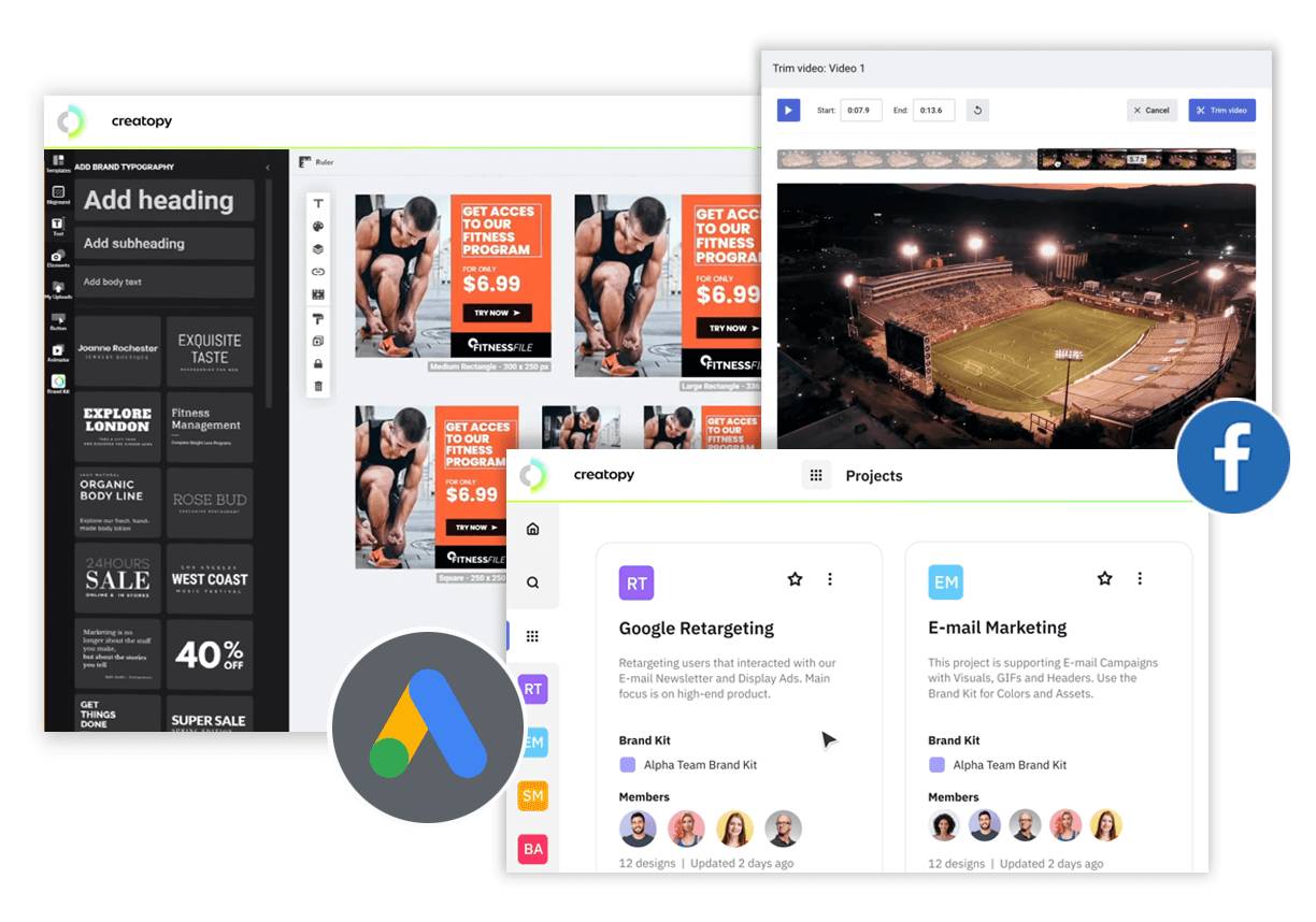 Creatopy software featuring tools for building out digital ads. featured Image