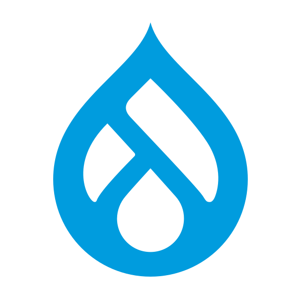 Drupal logo icon.